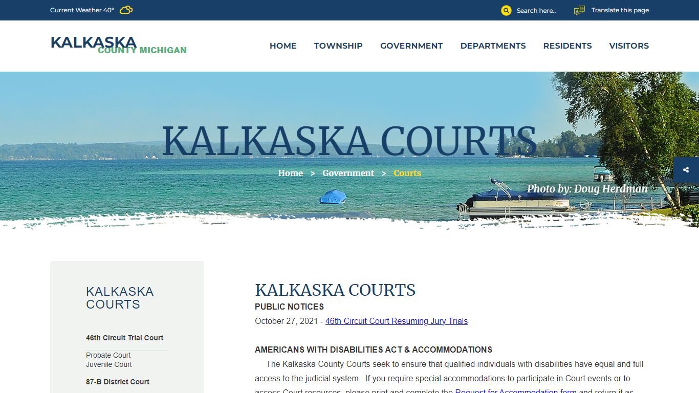 KALKASKA COURTS